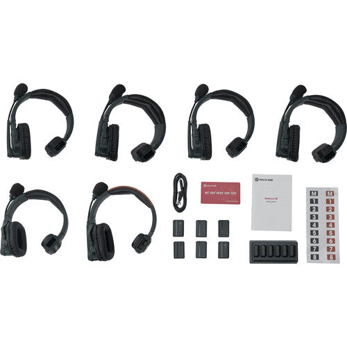 Hollyland Solidcom SE-6S Wireless 6-Person Noise Cancelling Headset Intercom