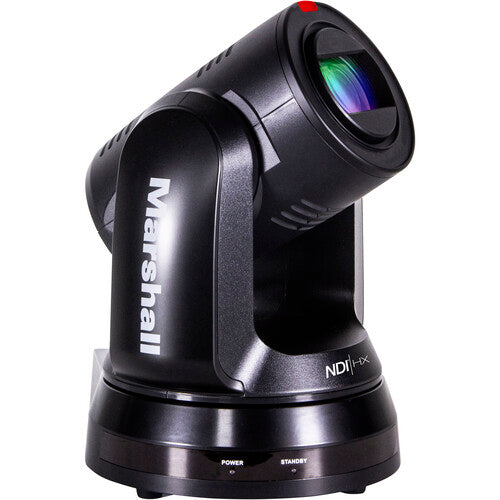 Marshall 4K (UHD60) NDI PTZ Camera with 6.5mm-202mm 30x Zoom – 12G-SDI, HDMI & NDI|HX3 Outputs (Black)