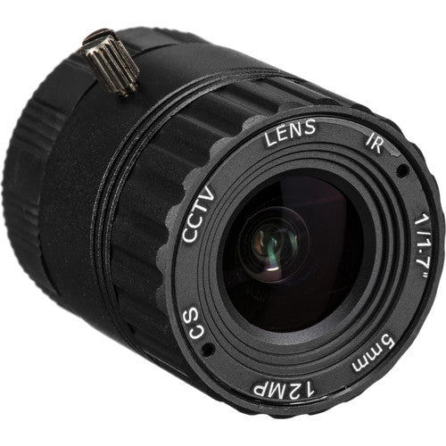 Marshall 5.0mm F2.0 12MP 4K/UHD CS Mount Prime Lens (AOV approx. 87°)