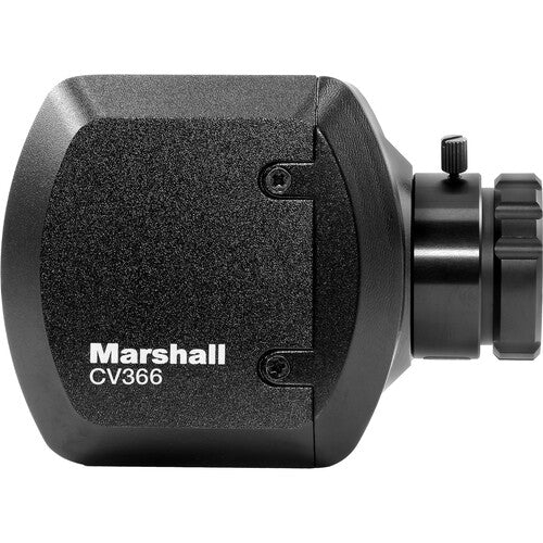 Marshall CV366 Genlock Compact Broadcast Camera with CS Lens Mount - 3G-SDI & HDMI Outputs