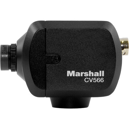 Marshall CV566 Genlock Mini Broadcast Camera with 4.0mm Interchangeable Lens - 3G-SDI & HDMI Outputs