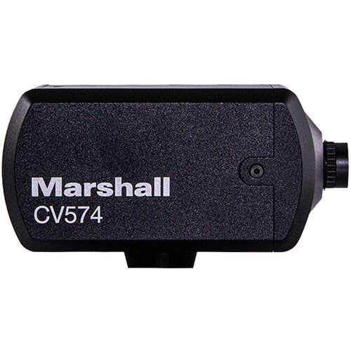 Marshall CV574 NDI 4K UHD Mini Broadcast Camera with 4.0mm Interchangeable Lens - NDI│HX3, IP & HDMI Outputs