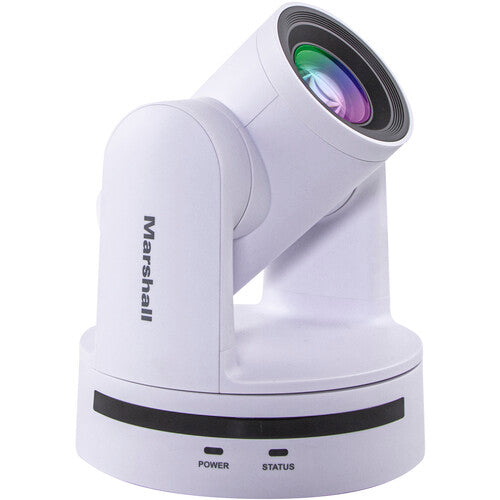 Marshall HD PTZ Camera with 3mm-15mm 5x Zoom Lens – 3G-SDI & IP Outputs (White)