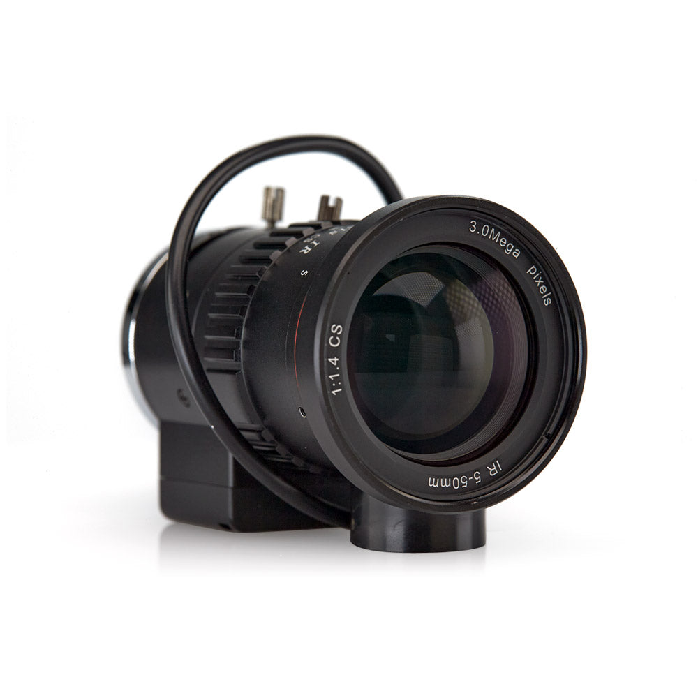 Marshall 5-50mm F1.4 3MP CS Mount Auto-Iris Zoom (AOV approx. 56-6°)