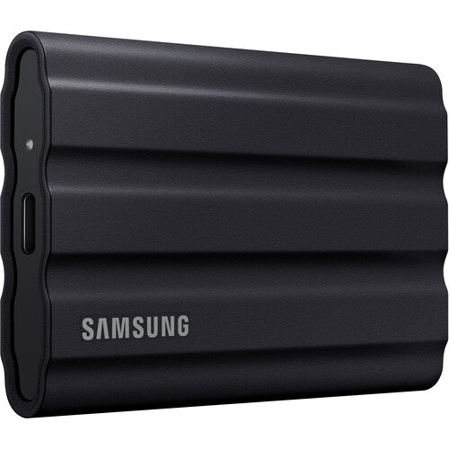 Samsung MU-PE1T0S T7  Shield Portable SSD 1 TB; Transfer speed up to 1050 MB/s; 
USB 3.2 (Gen2, 10Gbps) backwards compatible, AES 256-bit hardware encryption - Black"