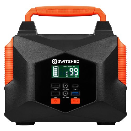 Switched 200W Portable Power Station (166.5Wh)