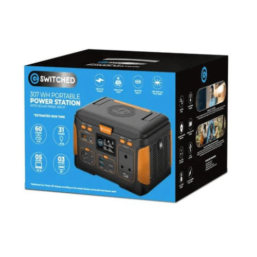 Switched 300W Professional Portable Power Station (307WH)