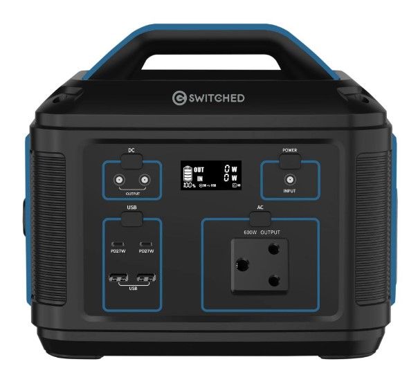 Switched 600W Professional Portable Power Station (555Wh)