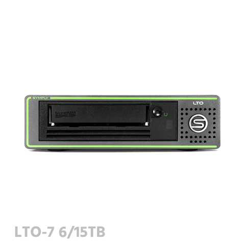 SymplyLTO Desktop LTO-8 SAS HH DC&CC & 2m Cable (SFF-8644 to 8088) 3Yr