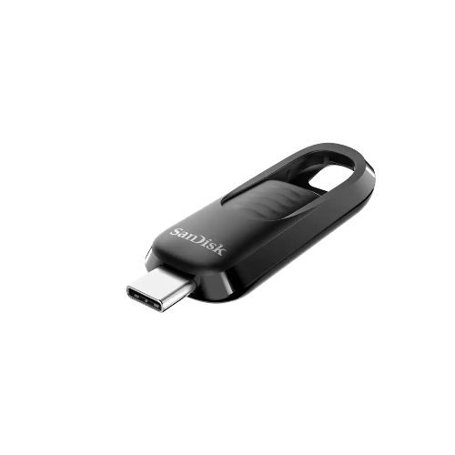 SanDisk ULTRA SLIDER USB TYPE-C 128GB 3.2 GEN 1 Performance with a retractable connector