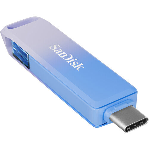 SanDisk Creator Phone Drive includes USB-Type C™ and Lightning connectors, 256GB