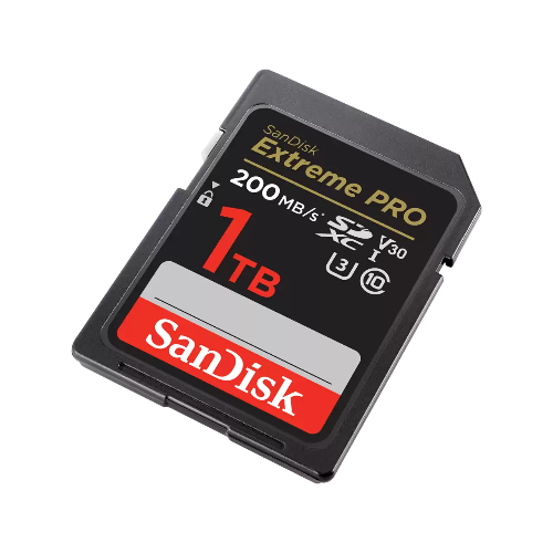 SanDisk Extreme Pro SD UHS I 1TB Card for 4K Video 200MB/s Read & 140MB/s Write
