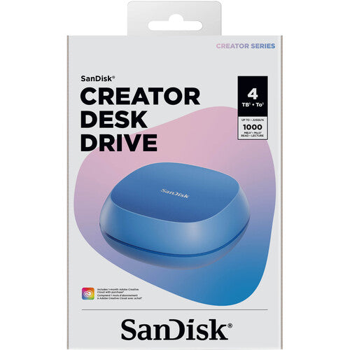 SanDisk Creator Desk Drive, 4TB , 1000MB/s Read & 900MB/s Write