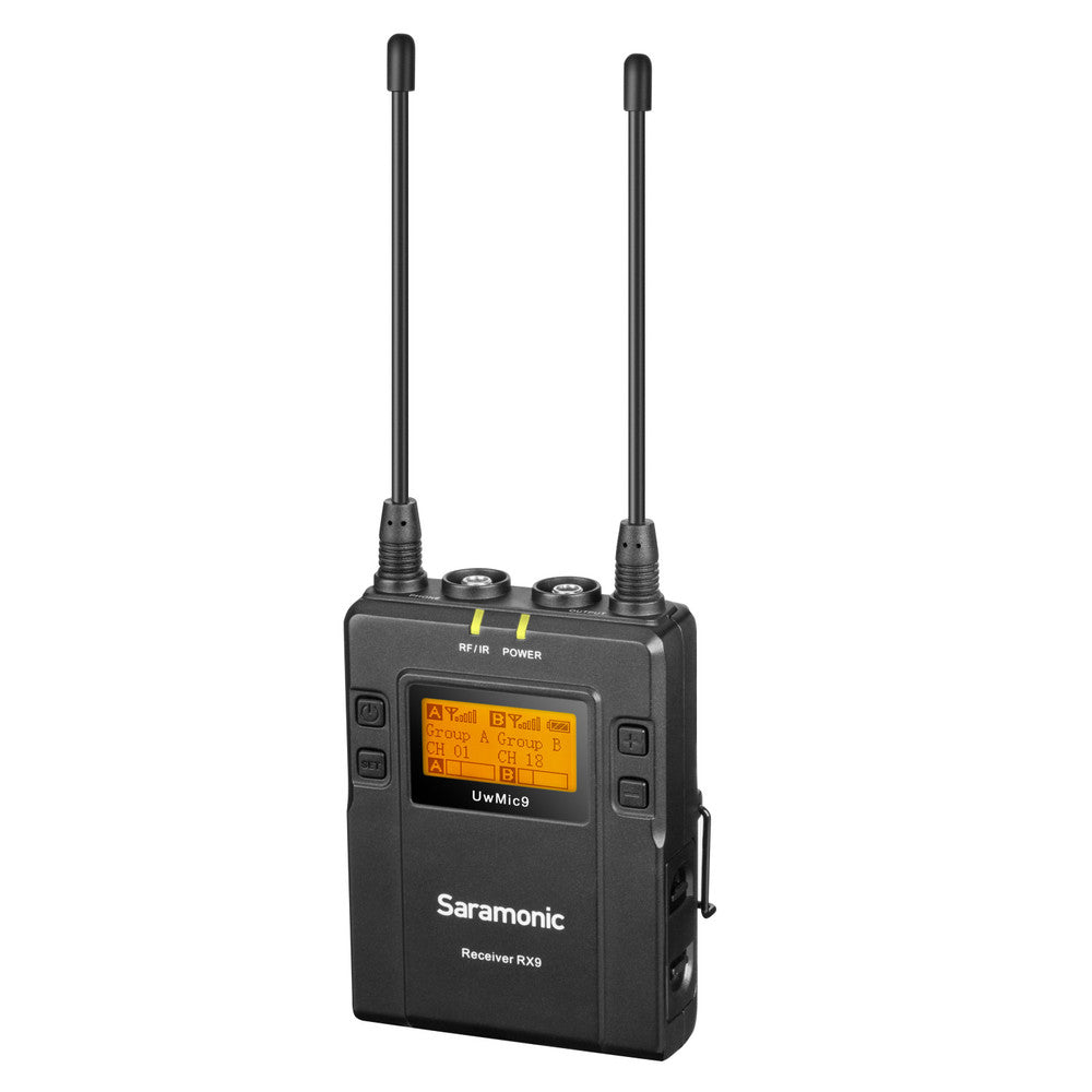 Saramonic UwMic9KIT4 RX9+HU9 UHF Handheld Wireless Microphone System