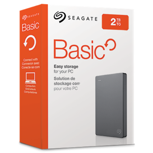Seagate Basic Portable Drive - 2.5'' 2TB. USB 3.0