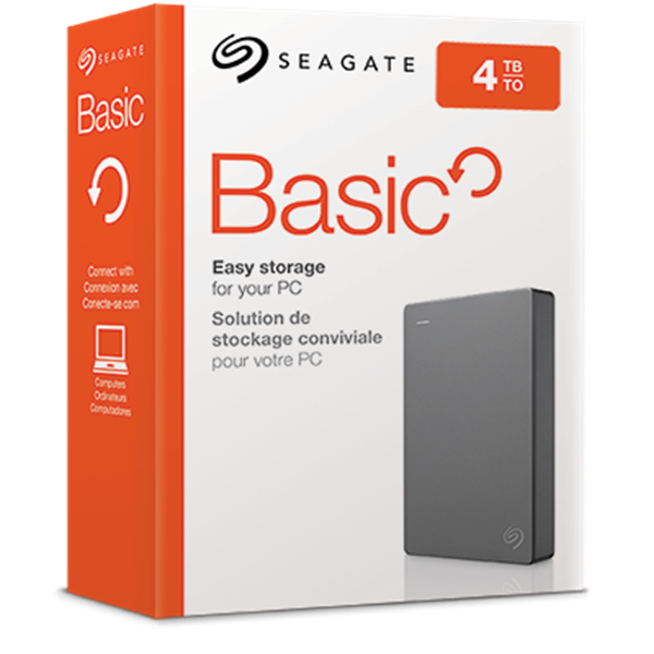Seagate Basic Portable Drive - 2.5'' 4TB. USB 3.0