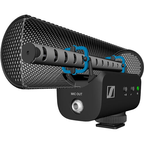 Sennheiser MKE 400 Rifle Microphone for Semi-professional Cameras, 3.5mm Stereo Mini Jack