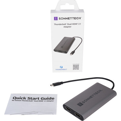 Sonnet Thunderbolt Dual 4K HDMI 2.1 Adapter