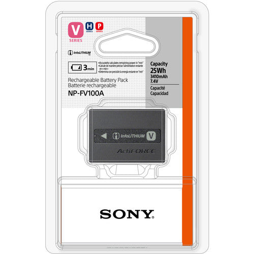 Sony NP-FV100A Rechargeable Battery Pack (3410mAh, 6.8-8.4V)