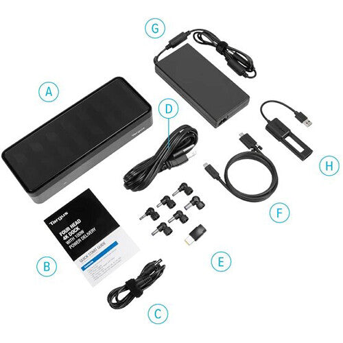 Targus USB-C Universal Quad 4K (QV4K) Docking Station with 100W Power Delivery