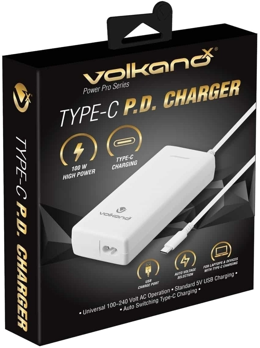 VolkanoX Power Pro 100W Type-C P.D. Charger