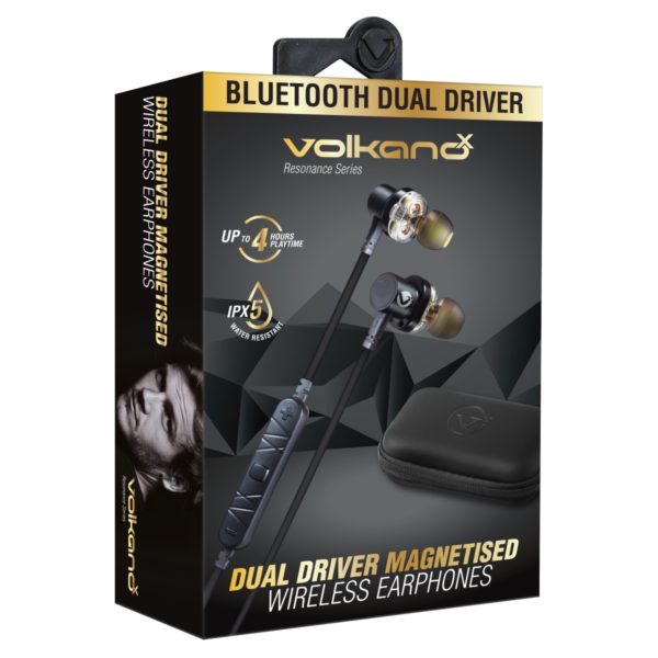 VolkanoX Resonance Series Dual Driver Bluetooth Earphones