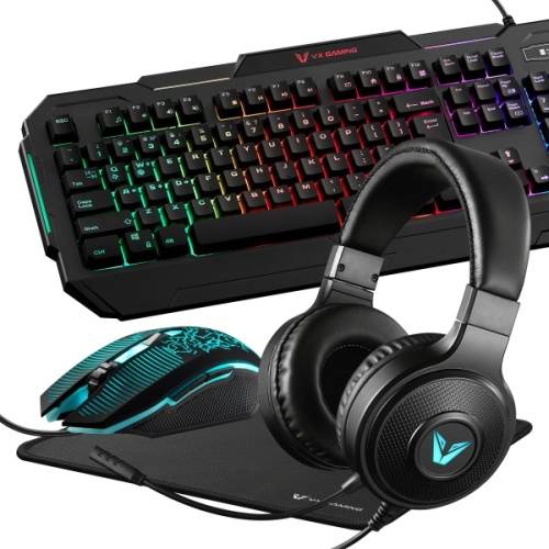 VX Gaming Heracles series 4-in-1 Combo KB Mouse Mousepad Headset