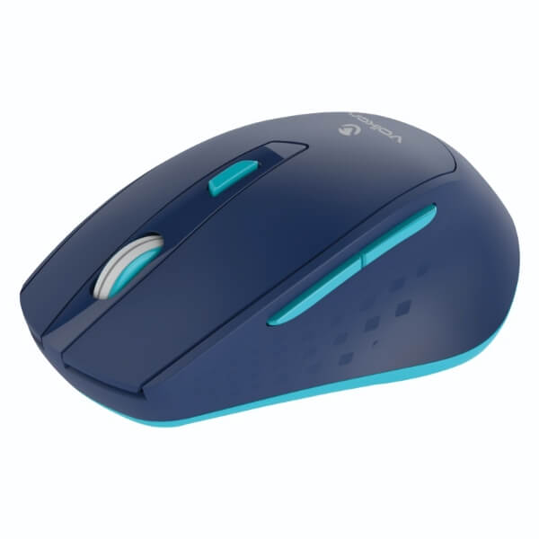 Volkano Chrome Series 2.4Ghz Wireless Ergonomic - Blue