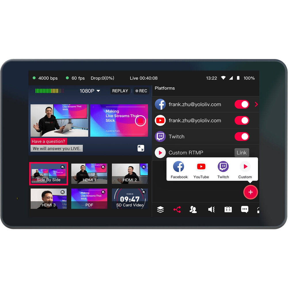 YoloLiv YoloBox Pro Portable Multi-Camera Streaming Encoder