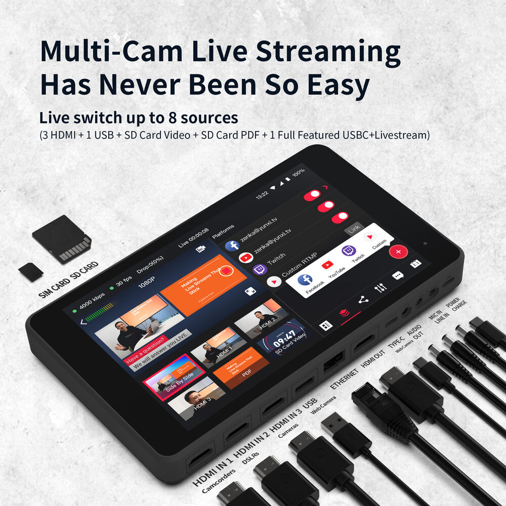 YoloLiv YoloBox Pro Portable Multi-Camera Streaming Encoder
