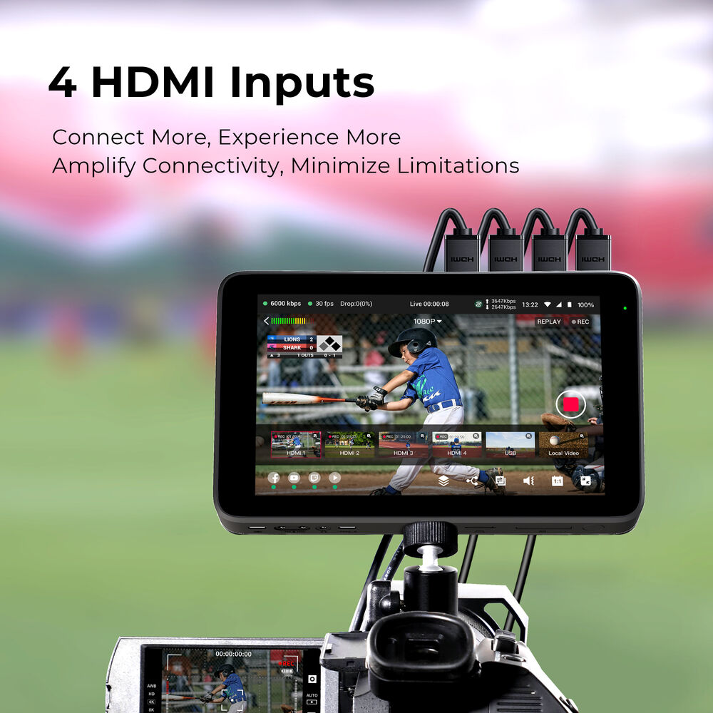 YoloLiv YoloBox Ultra 4K Streaming Studio with 4G Bonding