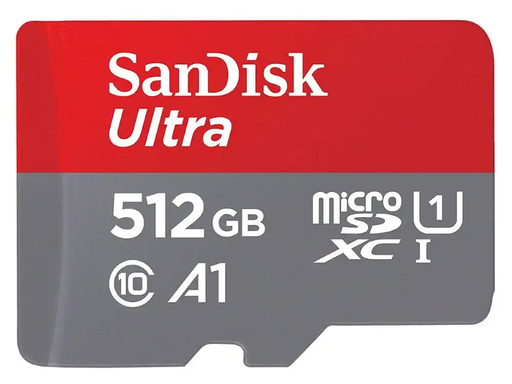 Sandisk MICROSDXC  FOR NINTENDO COBRANDED 512GB, V30, U3, C10, A1, UHS-1, 100MB/s R, 90MB/s W