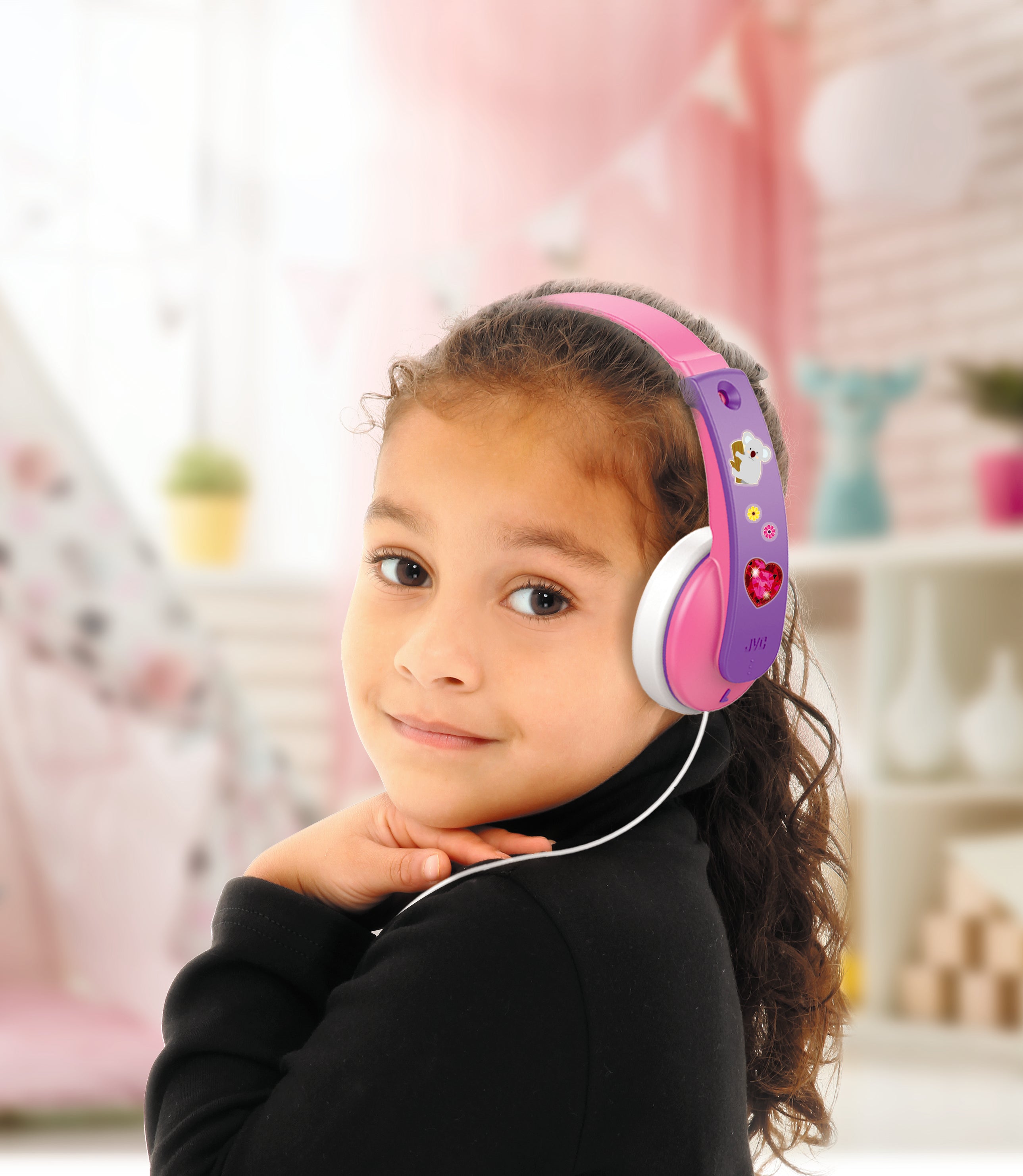 JVC Pink Design for Children Headphones