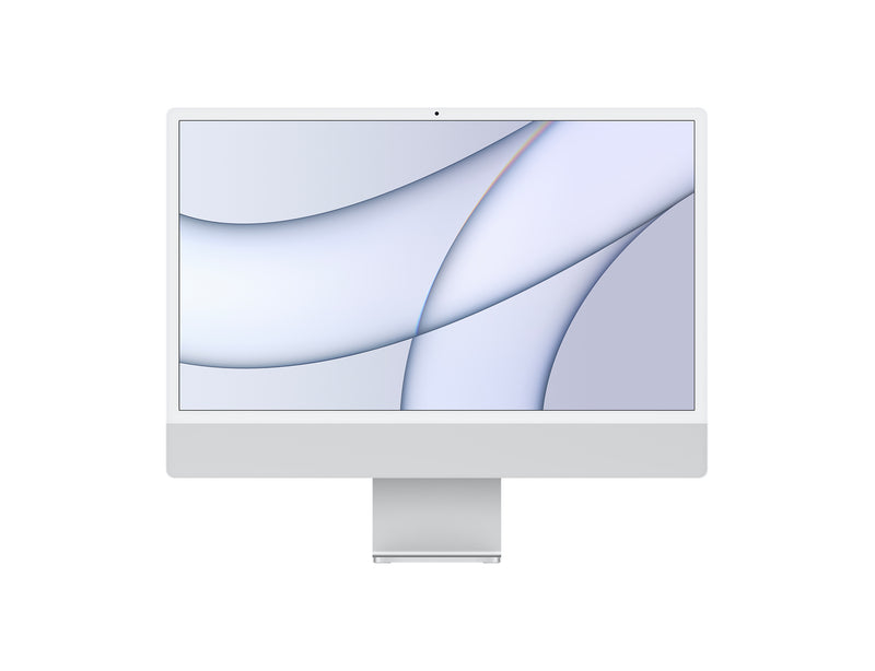 iMac 24-inch with Retina 4.5K display: Apple M1 chip with 8-core CPU and 8-core GPU, 512GB - Silver