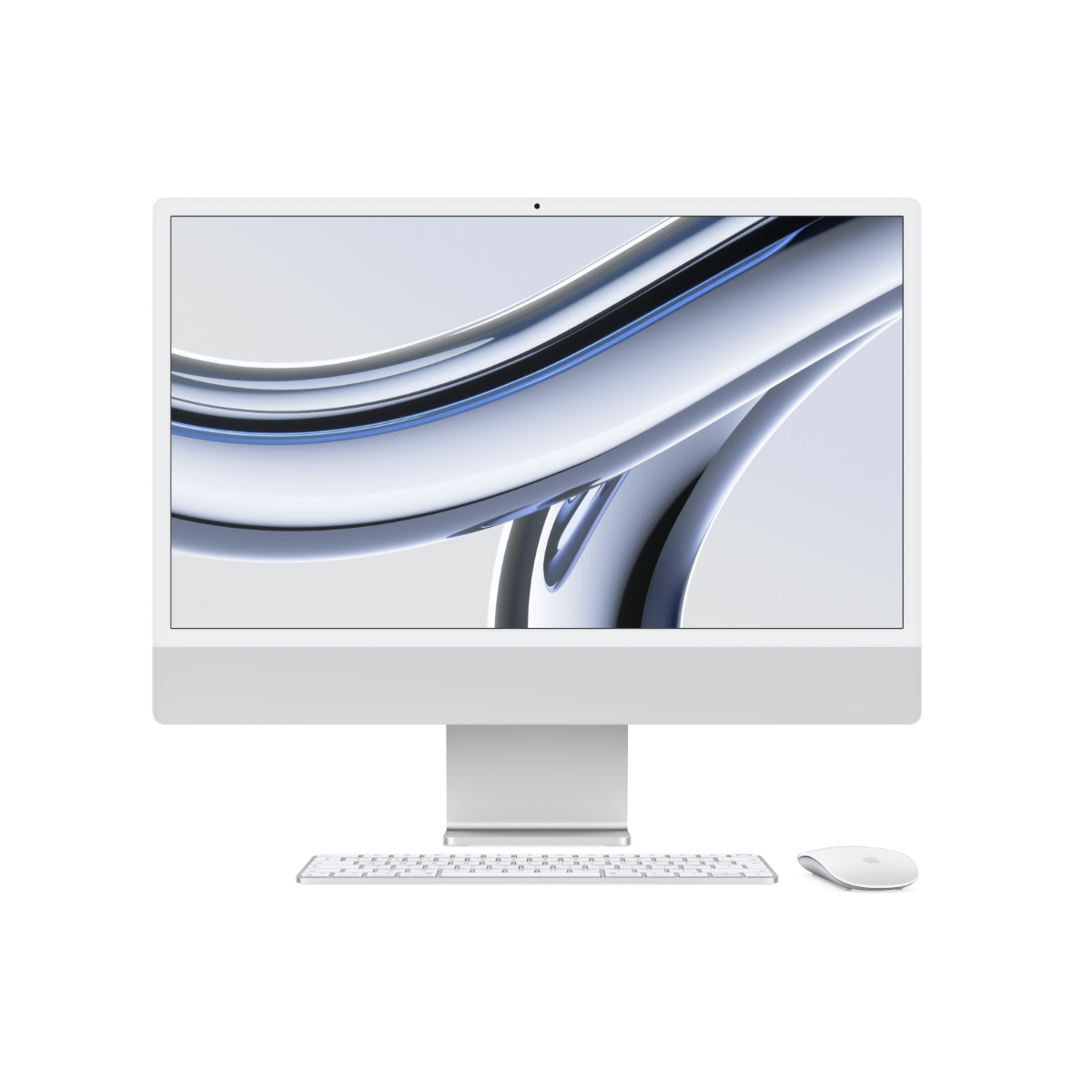 iMac 24-inch Apple M3 chip with 8-core CPU and 8-core GPU, 256GB SSD - Silver