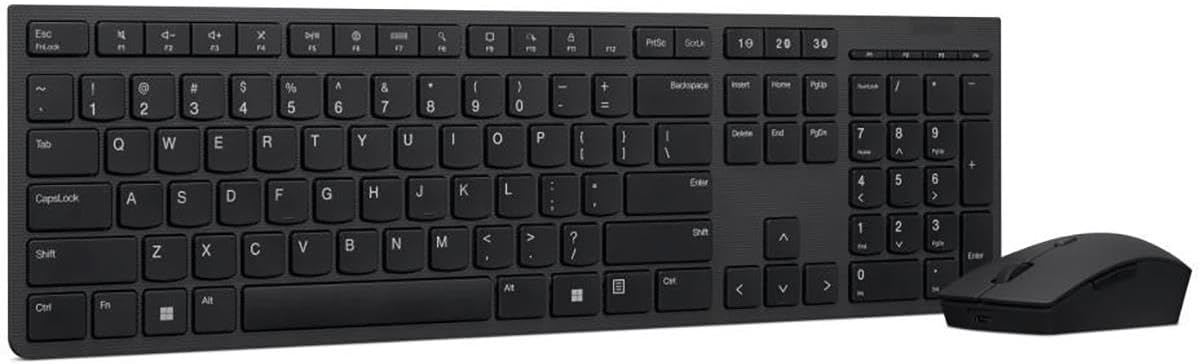 LENOVO PROFESSIONAL WIRELESS RECHARGEABLE COMBO KEYBOARD AND MOUSE