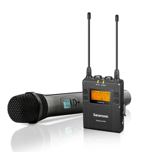 Saramonic UwMic9KIT4 RX9+HU9 UHF Handheld Wireless Microphone System