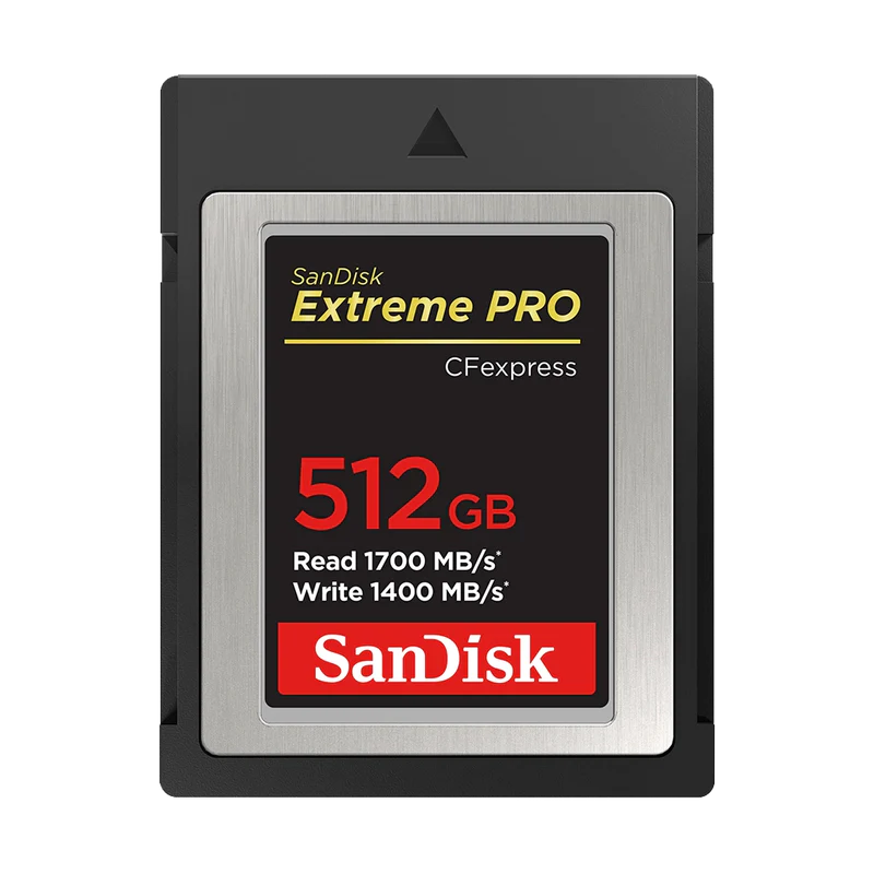 SanDisk Extreme PRO CFexpress™ Card Type B, 512GB, 1700MB/s Read, 1200MB/s Write