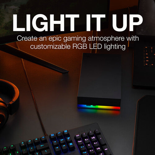 Seagate 8TB Firecuda Gaming Hub with Customisable LED