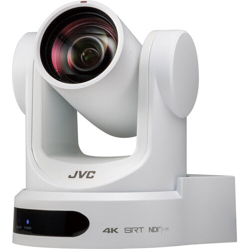 JVC 4K PTZ camera, white, 12 x zoom, with NDI, dual streaming