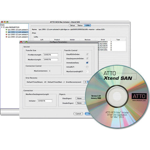 ATTO Ten user Licenses for Xtend iSCSI Initiator