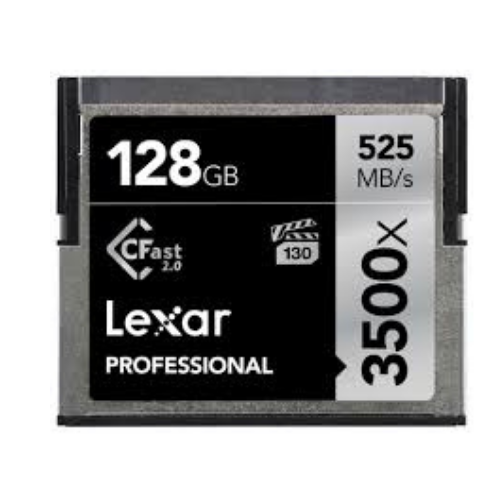 Lexar 128GB Professional 3500x CFast (525MB/s Read / 445MB/s Write)