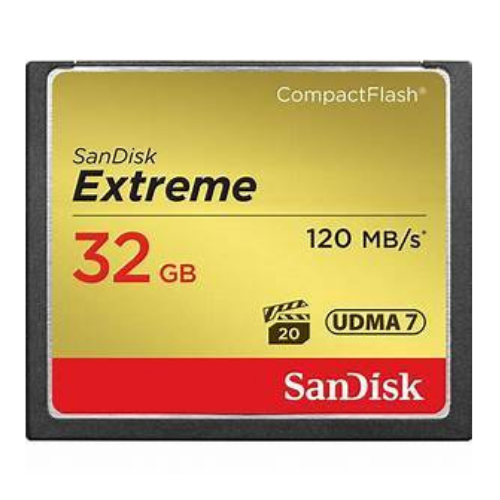 Sandisk Extreme CF 32GB, 120MB/s, 800X