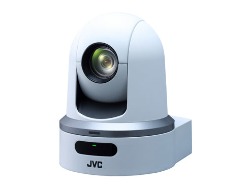 JVC KY-PZ100WE Pan-Tilt Camera , black , with Broadcast Overlay Function White