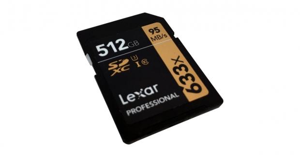 Lexar 512GB SDXC Professional 633x (UHS-I) (Class 10) V30 (95MB/s Read & 70MB/s Write) Card