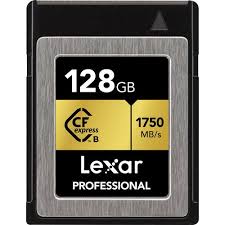 Lexar Professional CF Express 128GB 1750MB/s Type B (1750MB/s Read & 1000MB/s Write)