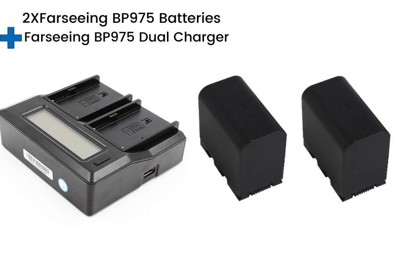 Farseeing BP975 Battery x 2 + Farseeing Dual Channel Charger