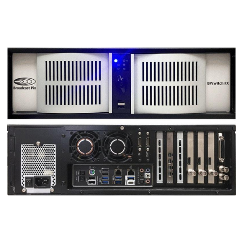 Broadcast Pix FX 4 system with 4 HD/SD SDI/HDMI (1 input can be analog) + 4 Network Inputs
