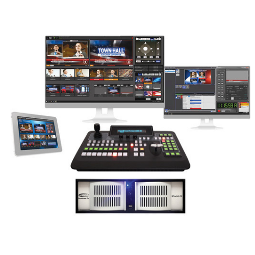Broadcast Pix FX 6 system with 6 HD/SD SDI (1 input can be analog, 2 inputs can be HDMI) + 4 Network Inputs