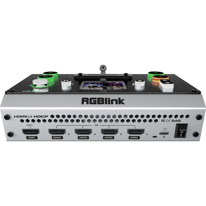 RGBLink Mini Pro	Mini Streaming Switcher, 4CH HDMI, PTZ control
